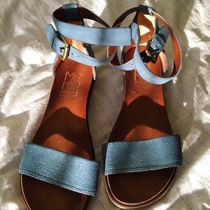 Ankle and toe strap sandals ***never worn***